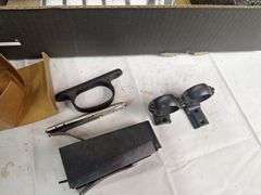 Remington 700 bolt action stock with parts & AR 15 parts