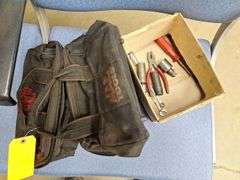 (2) Mac Tool Bags with Box Of Mac tools Impact sockets -- Pliers & wrenches