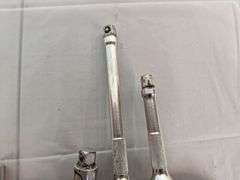 Snap-On 3/8 Metric Sockets with Rail-- Ratchet & Extensions