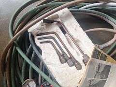 Torch Hose with Torch heads & Gauges (looks to be 50ft)