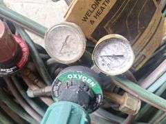 Torch Hose with Torch heads & Gauges (looks to be 50ft)