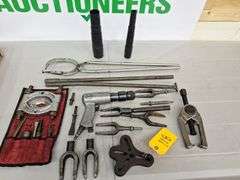 Air Hammer -- Tie Rod Tools -- Chisels  -- Race Press-- Tongs all one money