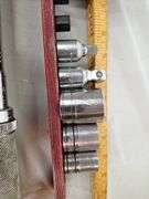 Snap-On 1/2 Torque Wrench with 1/2 Standard Sockets-- adapters  & Rail & Hammer breaker