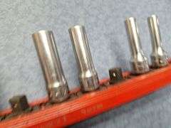 Snap-On 3/8 Metric Sockets & Rail
