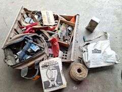 Tray of Mis Supplies & Tools