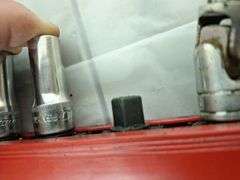Snap-On 3/8 Metric Sockets with Rail-- Ratchet & Extensions