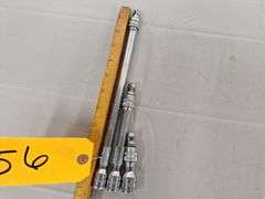 (3) Snap-On 1/2  locking Extensions set