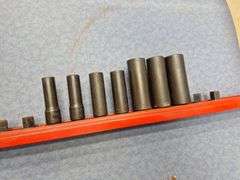 Snap-On Stripped Bolt Sockets & Rail 3/8 Drive