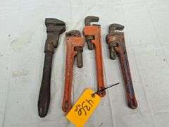 (4) Pipe Wrenches