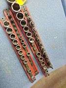 (4) Rails with Mixed Sockets & Torx head 1/2 & 3/8 & 1/4 drives all one money
