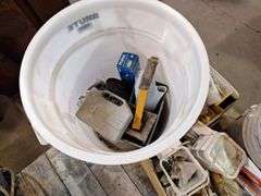 Lot of Bolts-- Nails-Screws-Brute Can all one money