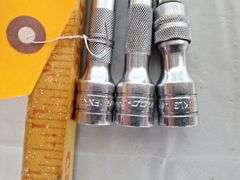 (3) Snap-On 1/2  locking Extensions set