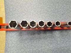Snap-on Standard Sockets with rail