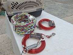 Pet Carrier -- Lead -- Tie outs