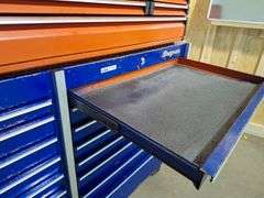 Snap-On Rolling Toolbox Top(Red) -- Bottom (blue) & Side Box (Red) all one money with keys (no key t