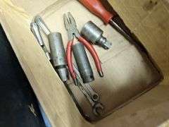 (2) Mac Tool Bags with Box Of Mac tools Impact sockets -- Pliers & wrenches