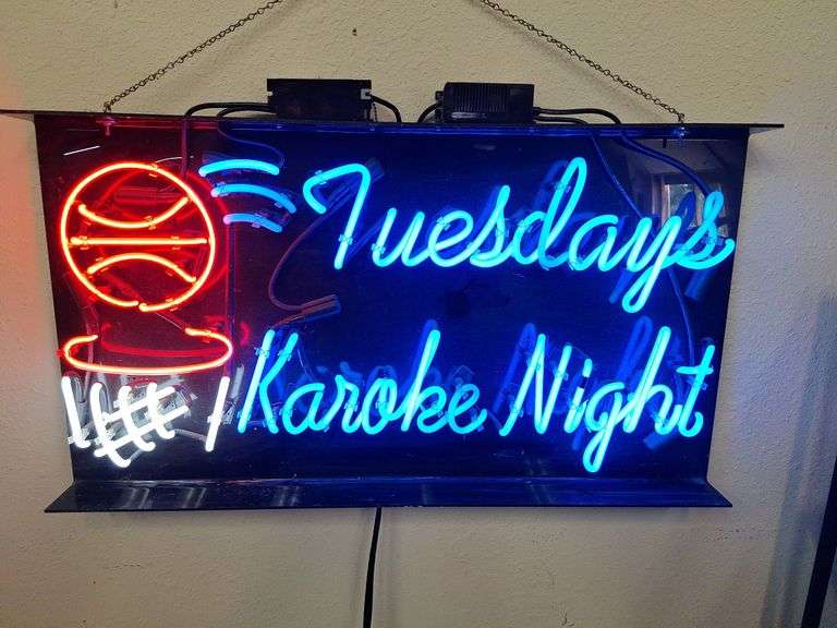 Karoke Night Neon Sign (works)