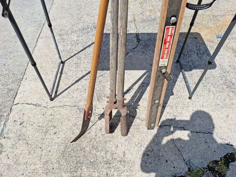 Fence Care Lot 3pc Post Digger-- Hook-- Wire Stretcher
