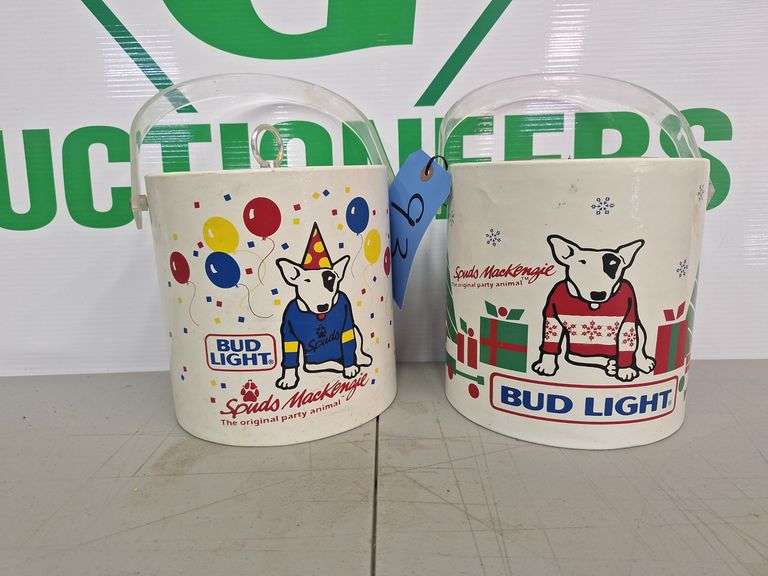 (2) Spud Mackenzie Ice Buckets