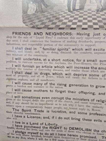 Advertisement Honest Rumsellers Sign (read the rules on sign before Bidding it's a little edgy)