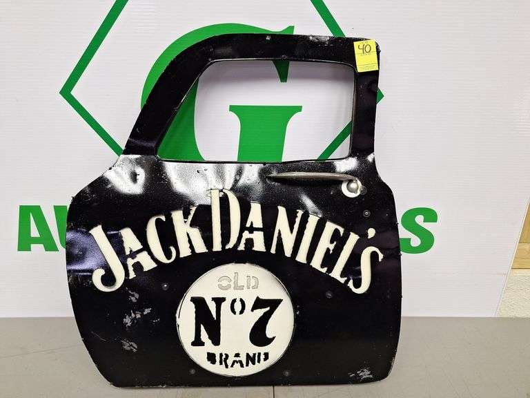 Jack Daniels Metal Truck Door