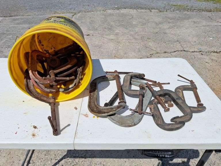 Bucket of C Clamps
