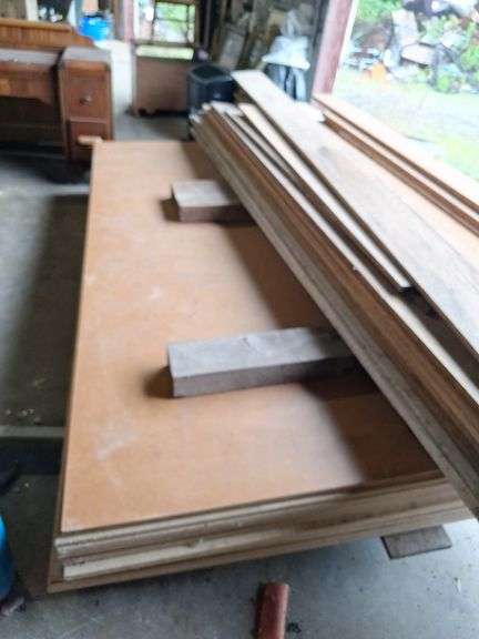 Lot of Cabinet Grade Plywood & Stack of Lumber all one money