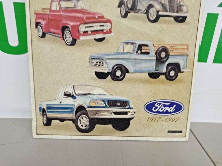 Metal Ford Truck Sign