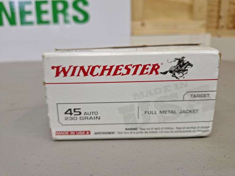 Winchester 45 Auto FMJ (100rd) NEW Taxable