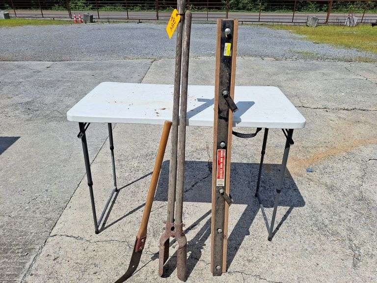Fence Care Lot 3pc Post Digger-- Hook-- Wire Stretcher