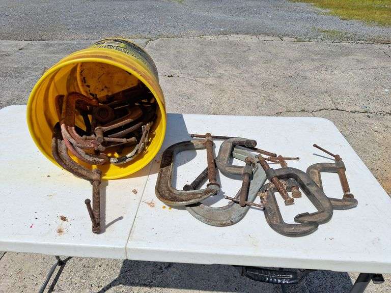 Bucket of C Clamps
