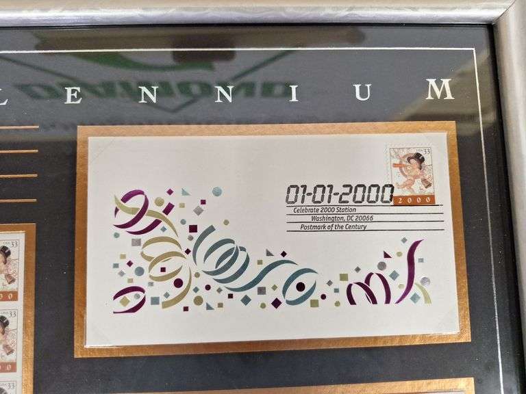 Millennium Stamp Celebration In Frame