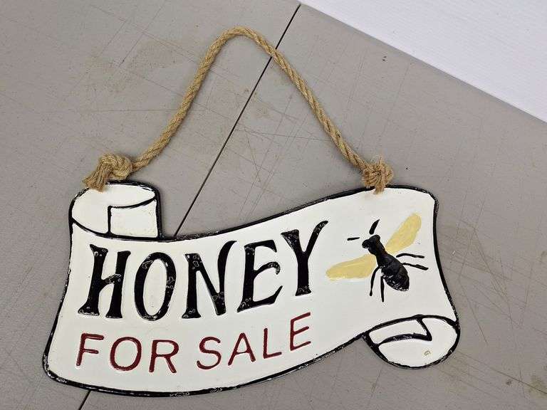 Metal Honey Sign