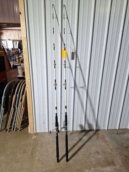 (2) Shimano GT 4500 Spinning Reels with PENN rods both one money