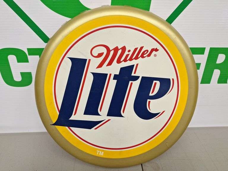 Miller Light Foam Wall hanger /Drink Server