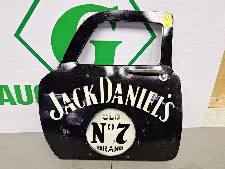 Jack Daniels Metal Truck Door