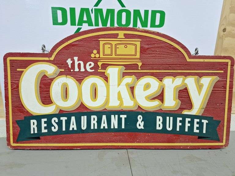 Vintage Wooden Cookery Sign (double sided)