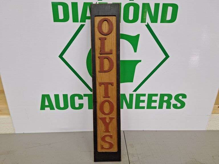 Old Toys Wooden Sign