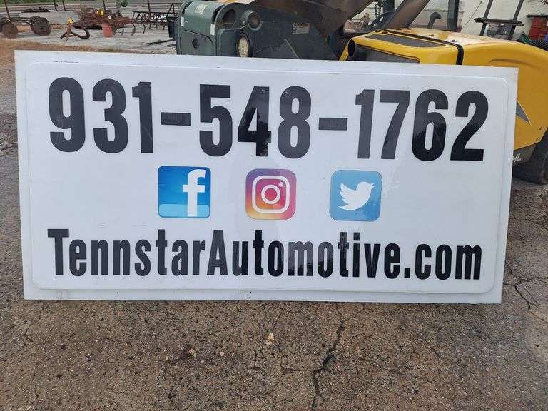Lighted Sign Front