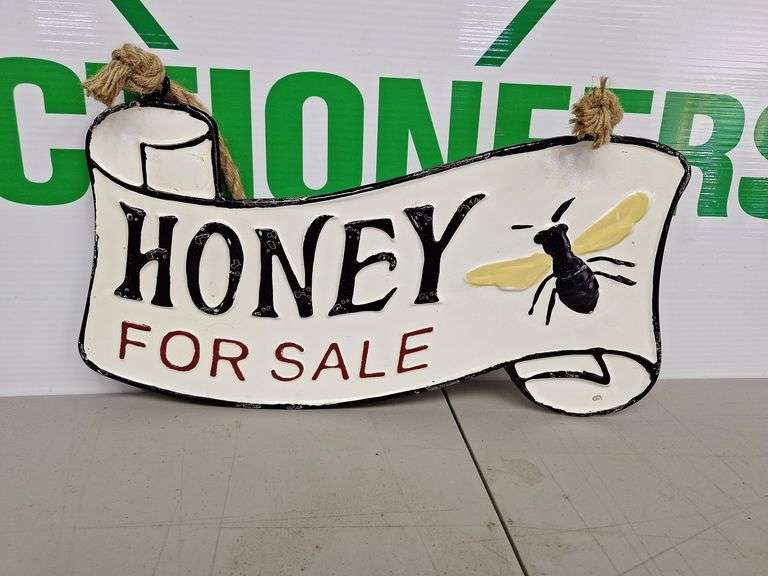 Metal Honey Sign