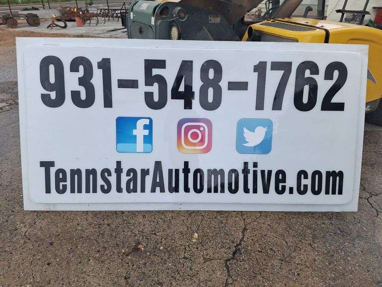Lighted Sign Front