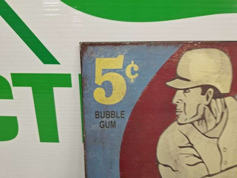 Metal 5ct Baseball Sign