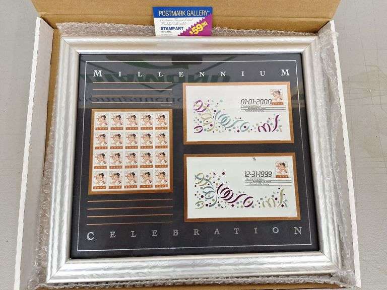 Millennium Stamp Celebration In Frame