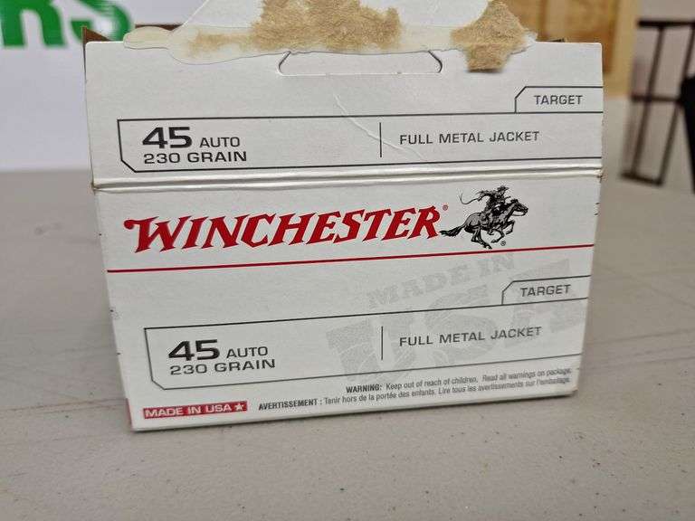 Winchester 45 Auto FMJ (Open Box maybe 8-10 missing) Taxable