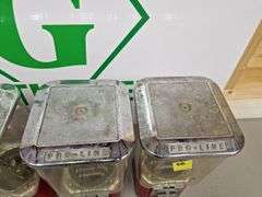 (4) Gumball Machines all one money (No Keys)