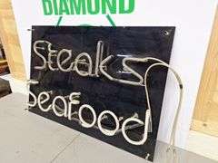 Steak & Seafood Neon Light