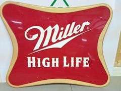 Metal Miller High Life Sign