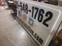 Lighted Sign Front