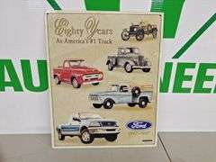 Metal Ford Truck Sign