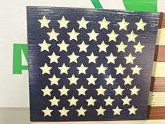 American Flag Wall Hanging Box (See description)